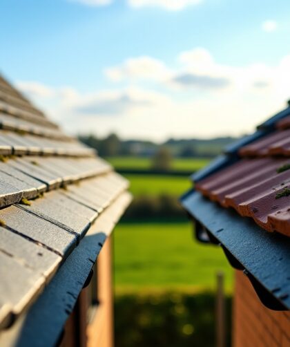 Comparaison des coûts et de la longévité entre toiture en ardoise et en tuile