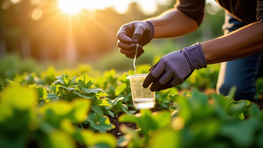 Dosage du glyphosate : guide pratique pour préparer de 1 à 20 litres de solution concentrée