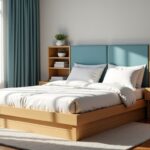 Tête de lit astucieuse avec rangements intégrés : maximisez l'espace de votre chambre
