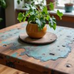 Upcycling : Transformez des matériaux récupérés en une table basse unique et stylée