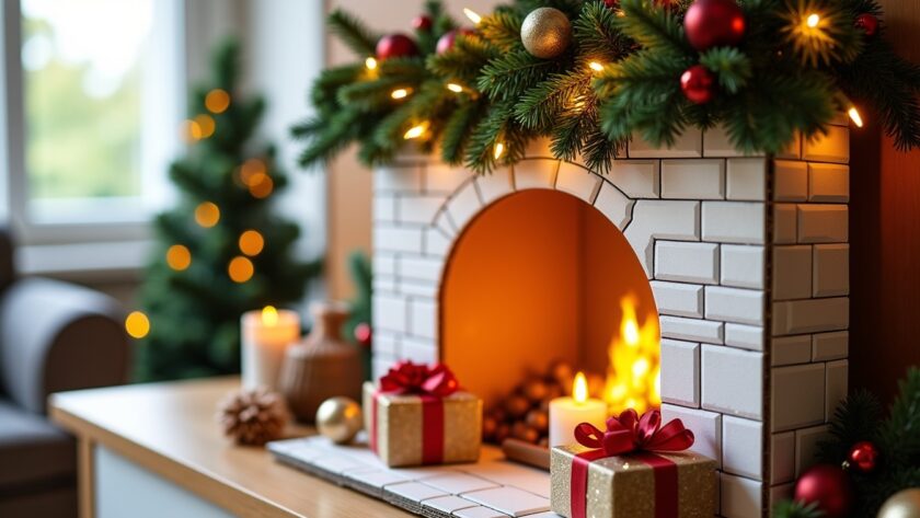 Créez une cheminée en carton pour Noël : le guide DIY simple et enchanteur ????????