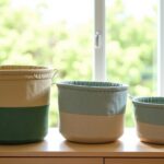 Paniers en tissu recyclé : l’alliance parfaite entre rangement pratique et engagement écologique pour votre intérieur