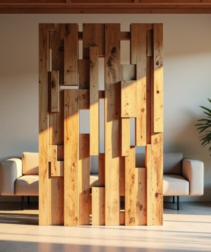 Créez un Claustra Unique en Bois de Récup' pour Sublimer Votre Intérieur