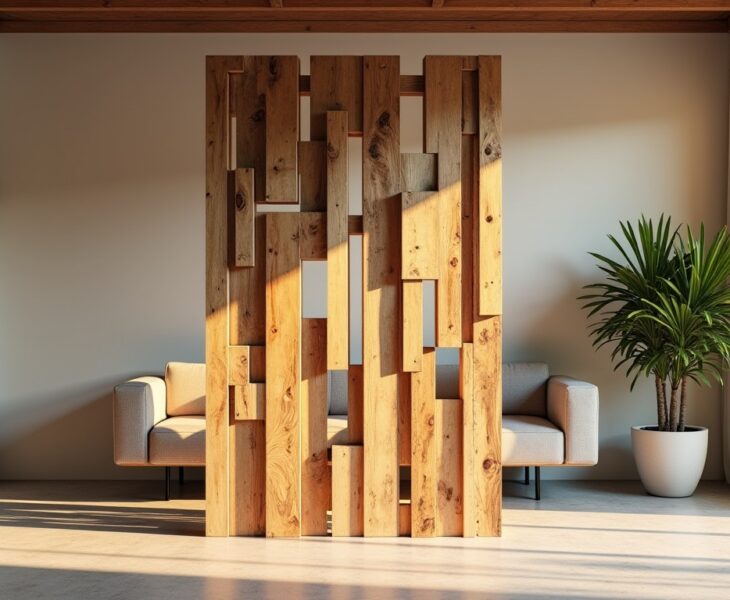 Créez un Claustra Unique en Bois de Récup' pour Sublimer Votre Intérieur