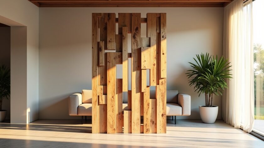 Créez un Claustra Unique en Bois de Récup' pour Sublimer Votre Intérieur
